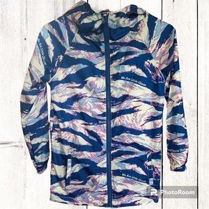 Little Giants Giant Shorties Big Kids' Unisex Rain Coat Blue size medium